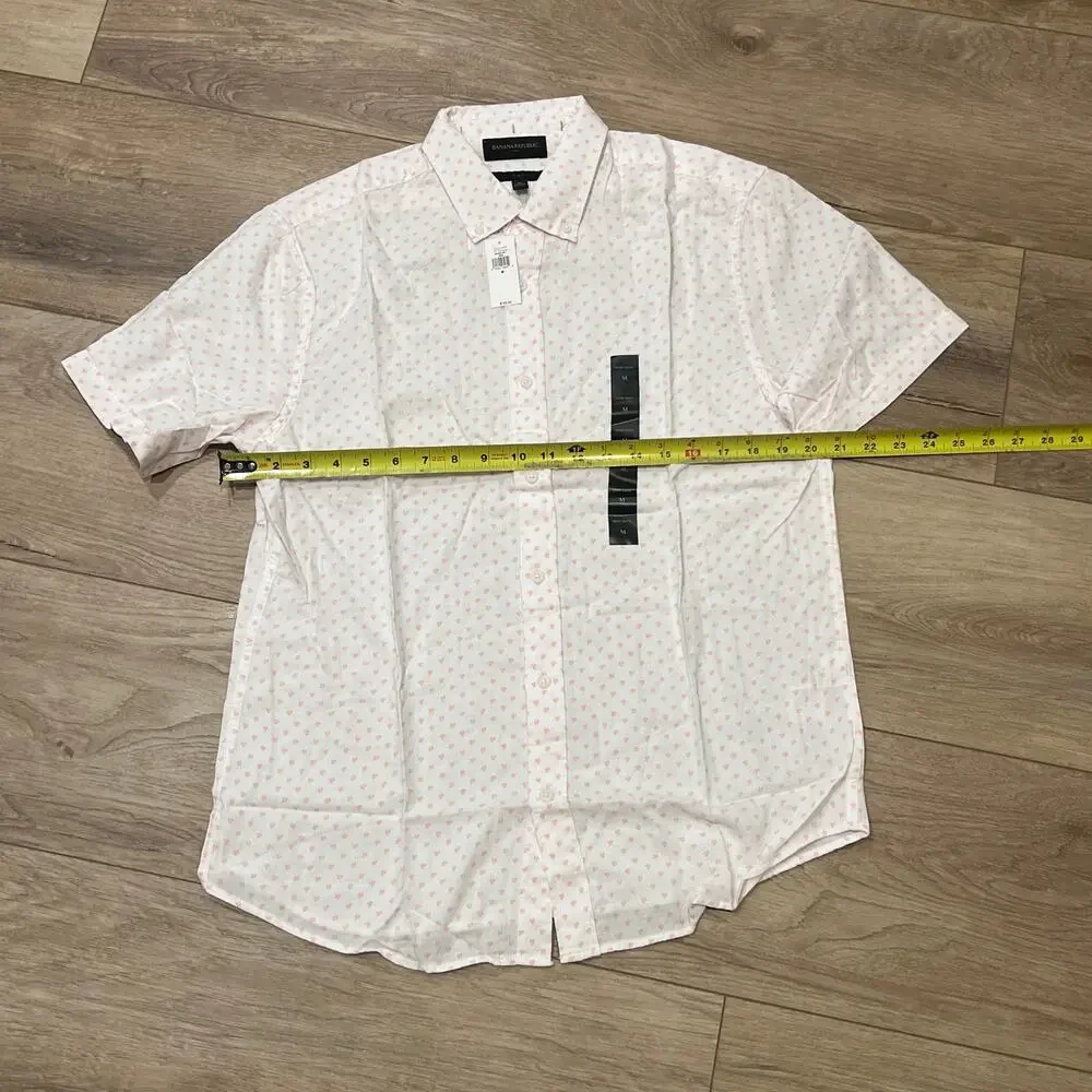 BANANA REPUBLIC Men's Slim Fit Print Shirt Size M